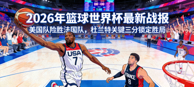 2026年篮球世界杯最新战报：美国队险胜法国队，杜兰特关键三分锁定胜局
